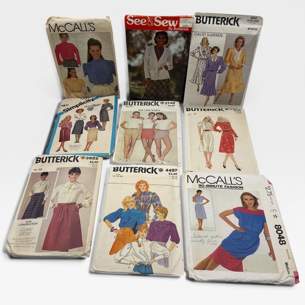 Vtg Vogue McCall Butterick Simplicity Sewing Patterns 52 Lot Womens 70's 80's - Picture 3 of 8